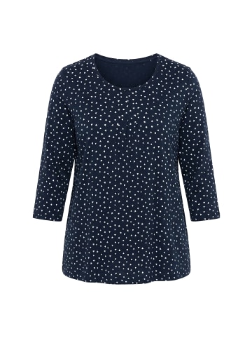 Ulla Popken Langarmshirt in marine