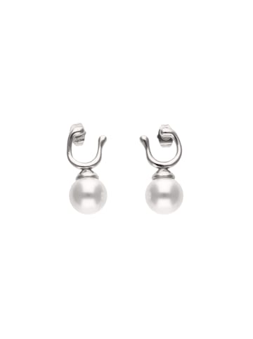 gaya Women Earrings in Silver White