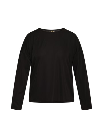 usha BLACK LABEL Damen Langarmbluse in Schwarz
