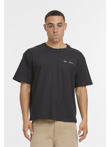 Mister Tee Mister Tee Distressed Mary Cropped Oversize Tee in black