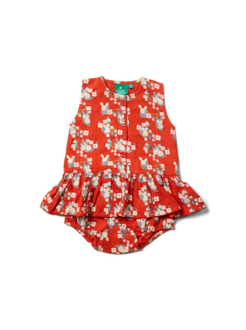 Little Green Radicals Rüschen-Romper in Rot
