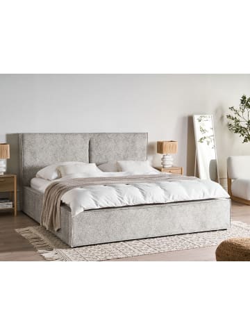 Beliani Doppelbett MOISSAC in Schwarz/Weiß - (W) 197 x (H) 108 x (L) 224 cm