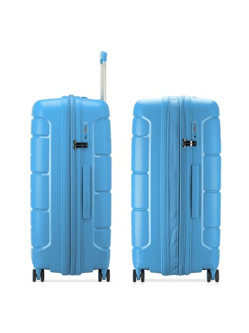 MODO by roncato Starlight 3.0 4 Rollen Trolley 75 cm mit Dehnfalte in bluette