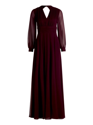 Vera Mont Abendkleid mit Raffung in Strong Aubergine