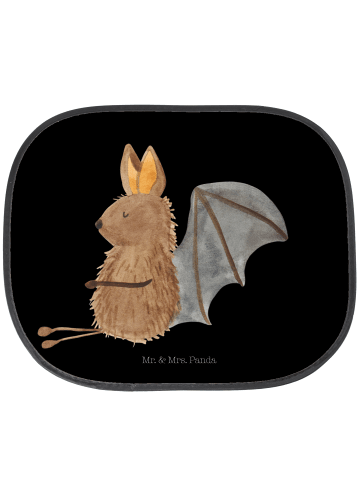 Mr. & Mrs. Panda Sonnenblende Auto Fledermaus Sitzen ohne Spruch in Schwarz