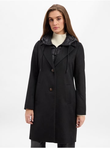 comma Mantel in schwarz - 0001