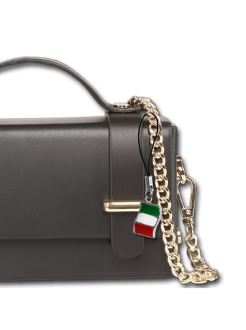 Florence Florence Handtasche Leder schwarz ca. 19cm