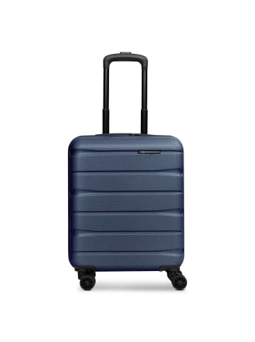 Franky Munich 4.0 4 Rollen Kabinentrolley S 53 cm mit Dehnfalte in dark blue dull