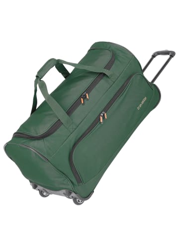 travelite Basics Fresh - 2-Rollenreisetasche 71 cm in dunkelgrün