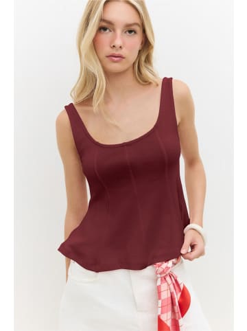 NO MATTER WHAT Shirt in Bordeaux