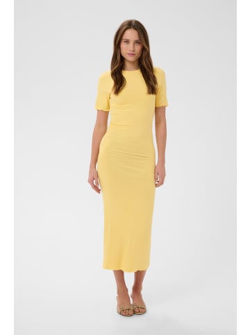 SAINT TROPEZ Jerseykleid OlaliaSZ Fitted in Pale Banana