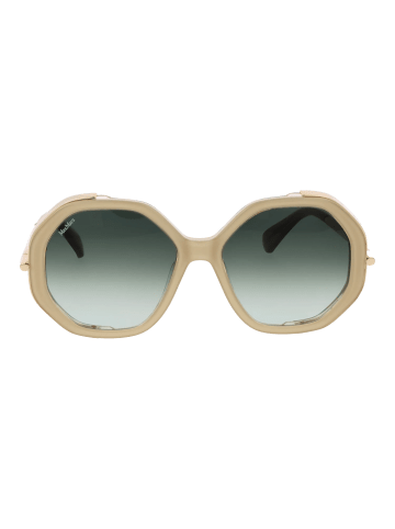 Max Mara Frauen Sonnenbrille Geometrisch Beige