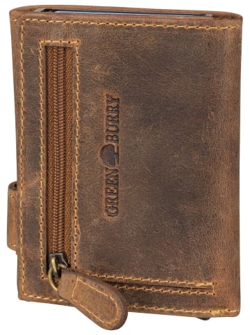 Greenburry Kreditkartenetui Vintage in Sattelbraun