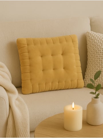 United Labels Butterkeks Dekokissen 40 x 30 cm in beige