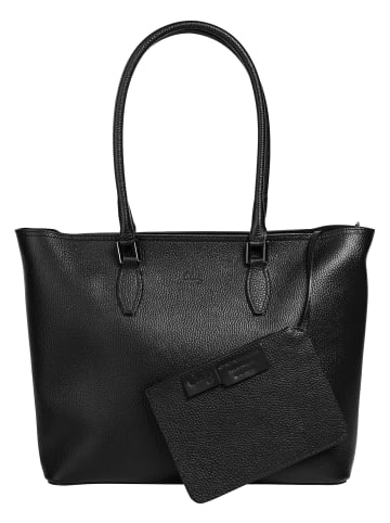 Cluty Shopper echt Leder in schwarz