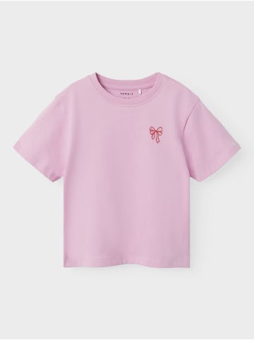 name it Mädchen T-Shirt "Loop" in Lila
