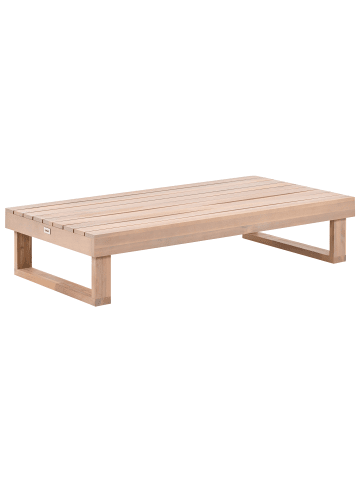 Beliani Couchtisch MARETTIMO in Braun - (W) 110 x (H) 25 x (L) 60 cm