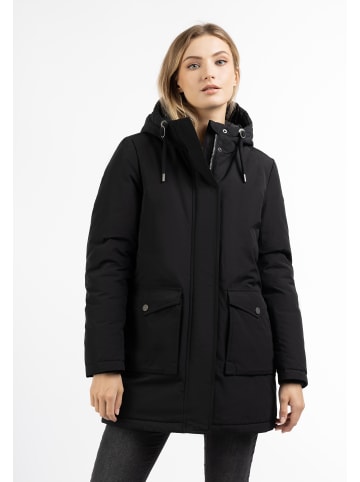 DreiMaster Vintage Winterparka in Schwarz