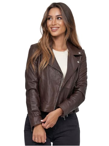 Tazzio Lederjacke "F507" - in Braun