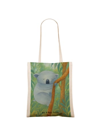 Mr. & Mrs. Panda Tote Bag Koalabär Design ohne Spruch in Weiß