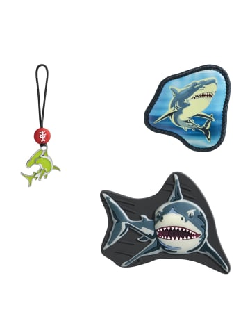 Step by Step Ranzen-Zubehör-Set MAGIC MAGS in Shark Dexter