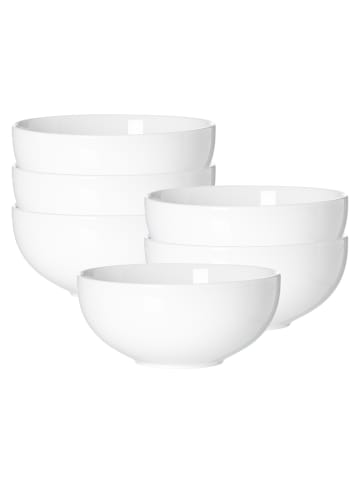 Ritzenhoff & Breker 6er Set Servierschalen Skagen ø 18 cm weiß in weiß
