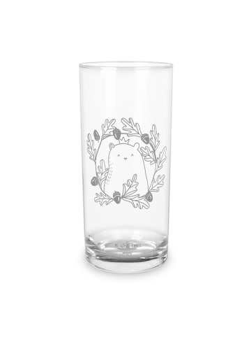 Mr. & Mrs. Panda Wasserglas Bär König ohne Spruch in Transparent