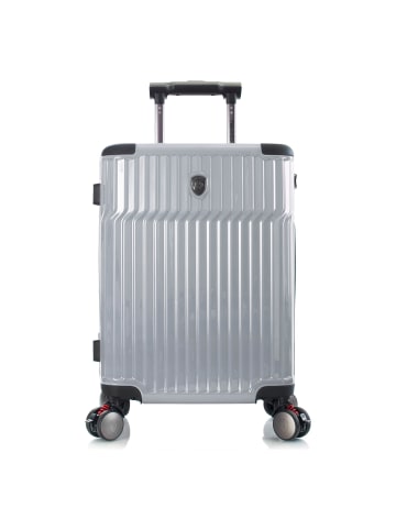 Heys Tekno 4 Rollen Kabinentrolley S 53 cm Laptopfach in silver