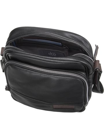 Bugatti Umhängetasche Moto D Shoulder Bag Upright in Schwarz