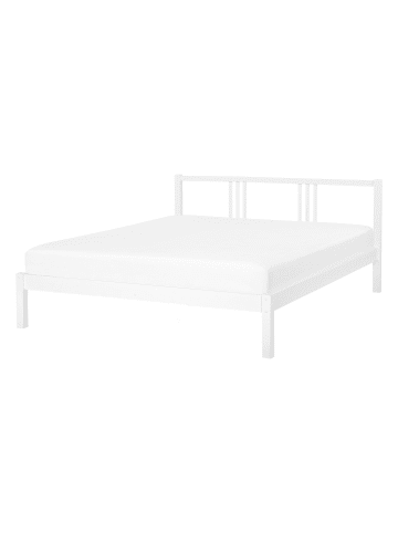 Beliani Doppelbett VANNES in Weiß - (W) 147 x (H) 80 x (L) 209 cm