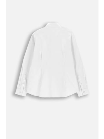 Coccodrillo Hemd mit langen Ärmeln SLIM in weiß