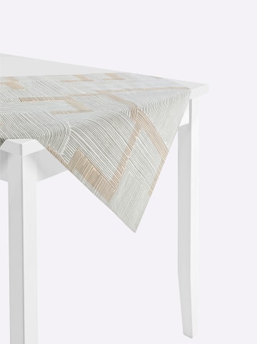 WITT WEIDEN Tischdecke in sand-weiß-bedruckt