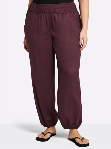 sheego Schlupfhose in burgund