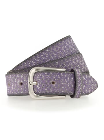 b.belt Gürtel Leder in lilac-silver