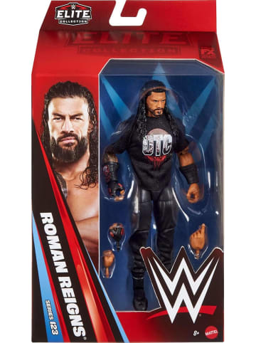 Mattel WWE Elite Actionfigur + Zubehör Serie #123 15 cm Roman Reigns JHT62 8+