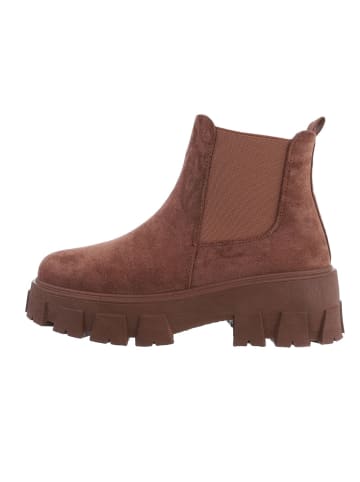 Ital-Design Stiefelette in Braun