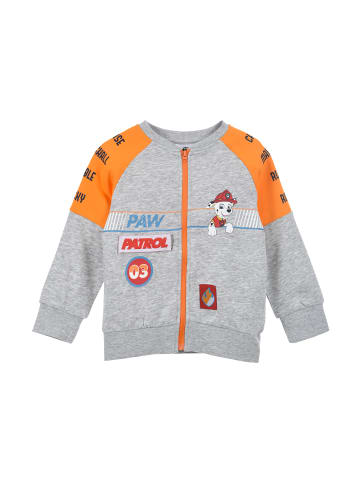 Paw Patrol Sweatjacke mit Reißverschluss Chase und Marshall in Grau