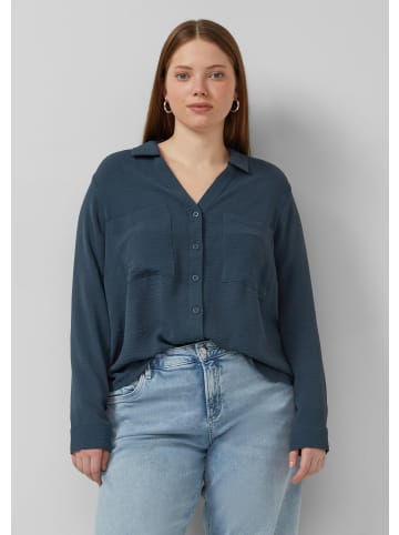 QS Bluse in 5820_tiefblau