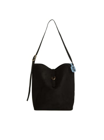 BAGmori Schultertasche in Schwarz
