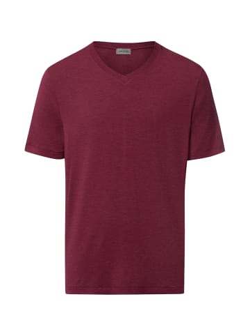 Hanro V-Shirt Casuals in carbernet melange