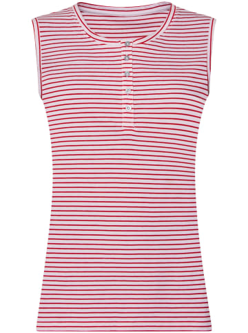 Sieh an! Trägertop in rot-geringelt