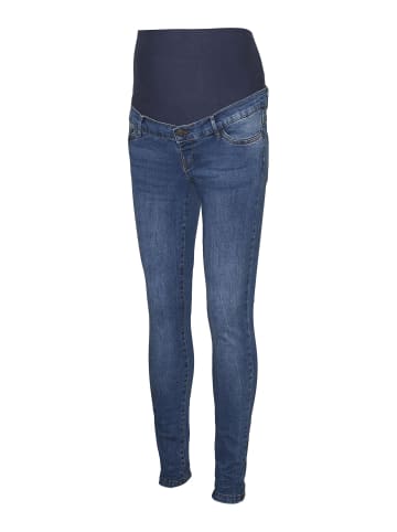 Vero Moda Umstandsjeans mit Skinny Fit in Medium Blue Denim