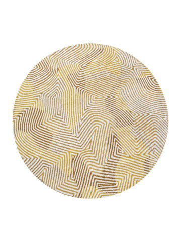Louis de Poortere Teppich Yellow Hippy in Gelb