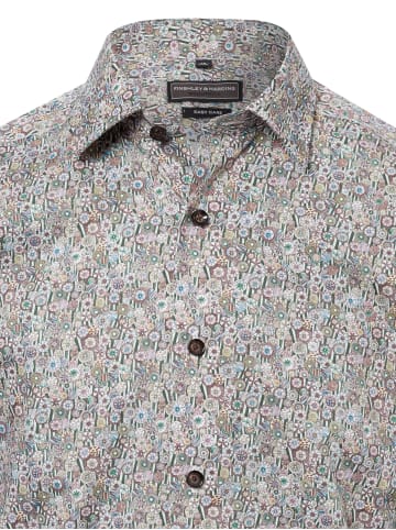 Finshley & Harding Businesshemd in marine