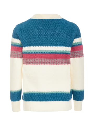 yasanna Damen Strickpullover in Blau Mehrfarbig
