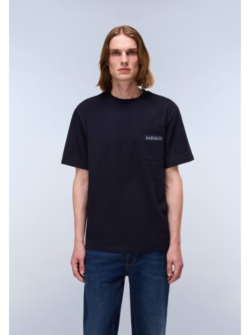 Napapijri T-Shirt "S-Fanes Ss" in Blau