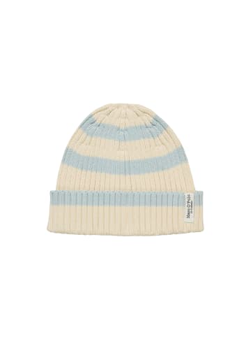 Marc O'Polo Gestreifte Mütze in chalky sand / striped
