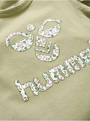 Hummel Kinder Kurzarmbody "Hmlulla Body S/S" in Grün
