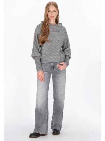 DreiMaster Women Sweater in grey melange
