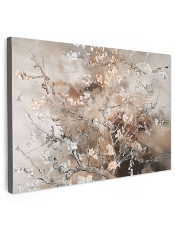 MuchoWow Leinwand Bilder Mandelblüte